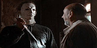 Le Dr. Loomis [Donald Pleasence] réussira-t-il à calmer Myers et sa rage meurtrière?