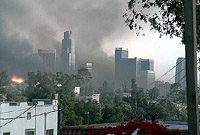Le centre-ville de Los Angeles est sous attaque!
